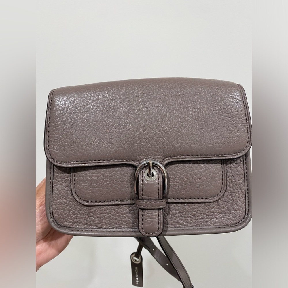 Gray Brown Michael Kors Crossbody Bag
